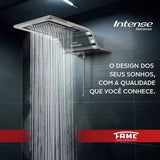 Chuveiro Ducha Eletrônica Fame Intense Preto 220V 7.800W – Controle Eletrônico de Temperatura
