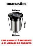 Balizador LED Solo Elegance 2W 3000K Bivolt IP67 Preto Fosco Avant – Modelo 337010578