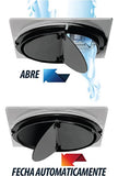 Grelha Inox para Ralo Lorenzetti LorenProtect Redonda 150 mm (15 cm) com Fechamento Automático Anti-Inseto