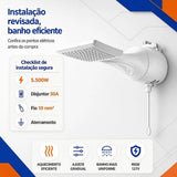 Ducha Loren Shower Ultra Eletrônica 127V 5500W Lorenzetti