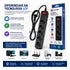 Filtro De Linha Protetor De Surto Dps Iclamper Energ 5 Tom Preto 127/220v