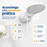 Chuveiro Ducha Eletrônica Moment 7500W 220V 7.5 kW Zagonel