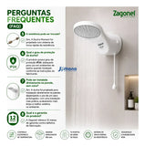 Chuveiro Ducha Eletrônica Moment 7500W 220V 7.5 kW Zagonel