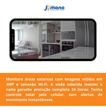 Câmera Externa Wi-Fi WEG Home Dome 3MP Night Color Branca – IP65 | Áudio Bidirecional | Visão Noturna Colorida