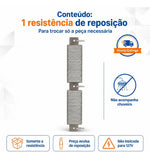 Resistência Lorenzetti Loren Shower Ultra 3065M Cinza 220V 7500W Original