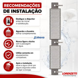 Resistência Lorenzetti Loren Shower Ultra 3065M Cinza 220V 7500W Original