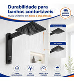 Chuveiro Acqua Century Preto 7500W 220V Eletrônico 7.5 KW Lorenzetti