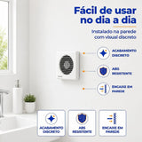 Exaustor para Banheiro Ventisol EXB 150 150mm 220V 22W Branco – Alta Vazão 186m³/h