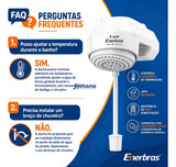 Ducha Eletrônica E-Soft 7500W 220V Branca Enerbras