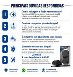 Ducha Eletrônica Enerbras E-Soft Preta 220V 7500W – Controle Eletrônico de Temperatura