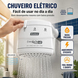 Chuveiro Enerducha Up Branco 3 Temperaturas Potência 5500 W 220V Enerbras