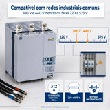 Soft Starter WEG SSW07 SSW070312T5SH2Z 312A 220-575V Trifásica