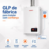 Aquecedor A Gás Lorenzetti 3700de Glp 37 Litros Cor Branco Branco 127/220v Glp