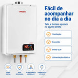Aquecedor A Gás Lorenzetti 3700de Glp 37 Litros Cor Branco Branco 127/220v Glp