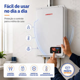 Aquecedor A Gás Lorenzetti 3700de Glp 37 Litros Cor Branco Branco 127/220v Glp