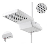 Chuveiro Eletrônico Enerbras E-GRIFF Branco 220V 7800W com Controle Eletrônico de Temperatura