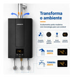 Aquecedor A Gas Lorenzetti 2500de-bk Glp Preto 127/220v Glp