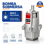 Bomba Submersa Lorenzetti BSL-900 254V 430W 2300 L/h Cinza
