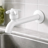 Torneira para Pia Lorenzetti Brio 1132 F34 Parede Bica Reta Longa 18cm Branco Fosco