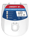 Assento Sanitário Almofadado Multi Branco (MULTI BC) Lorenzetti – Anatômico em Polipropileno com Fixação Ajustável