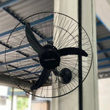 Ventilador de Parede Ventisol 60cm New Black Turbo Oscilante – 127V – Grade