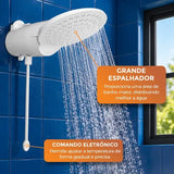 Chuveiro Lorenzetti Loren Comfort Eletrônico 7500W 220V Branco