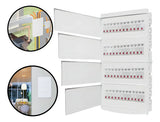 Quadro de Distribuição Tigre Slim 64 Disjuntores DIN de Embutir Branco IP40