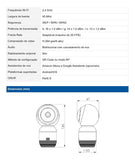 Câmera Wi-Fi WEG Home PTZ 360° Full HD 2MP Branca – Áudio Bidirecional | Visão Noturna | Detecção de Movimento