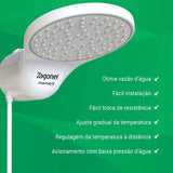 Chuveiro Ducha Eletrônica Moment 7500W 220V 7.5 kW Zagonel