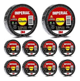 Fita Isolante Imperial 3m 18mm X 10 Metros- Kit com 10 Unidades