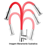 Misturador Monocomando Cozinha 2257 B277 Bica Flexível Lorenzetti