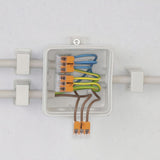 Kit 10 Conectores Wago 221-415 5 Vias - Compacto para emenda