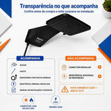DUCHA ZAGONEL QUADRATTA ELETRÔNICA BLACK 220V 7700W PRETA