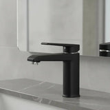 Misturador Monocomando para Lavatório Lorenzetti Loren Shape 2875 B46 Black Fosco Água Quente e Fria