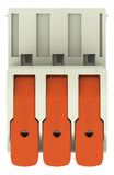 Conector MCS 25mm 76A 3 Vias Cinza Claro Industrial