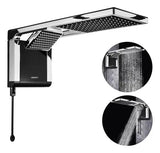 CHUVEIRO LORENZETTI ACQUA DUO ULTRA PRETO/CROMADO 220V 7800W | ELETRÔNICO, 2 TIPOS DE JATO E PRESS PLUS