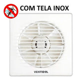 Exaustor para Banheiro Ventisol EXB 150 150mm 220V 22W Branco – Alta Vazão 186m³/h