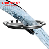 Grelha Inox para Ralo Automática Lorenzetti LorenProtect Redonda 150mm (15 cm) Anti-Inseto