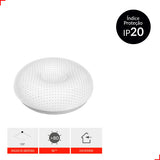 Plafon LED Avant Iara Branco Bivolt 127/220V Sobrepor – LED Integrado