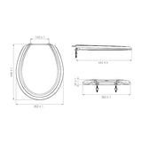Assento Sanitário Duratti Branco Oval Universal - Modelo 7153011 - LORENZETTI
