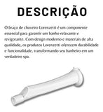 Braço Cano Para Chuveiro Lorenzetti 30cm Branco Original 1/2