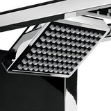 CHUVEIRO LORENZETTI ACQUA DUO ULTRA PRETO/CROMADO 220V 7800W | ELETRÔNICO, 2 TIPOS DE JATO E PRESS PLUS