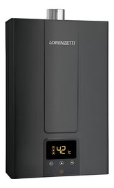 Aquecedor De Água A Gás Gn Lorenzetti Preto Lz1600de-bk Gn Preto