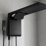 Chuveiro Elétrico Lorenzetti Acqua Duo Ultra Preto 220V 7800W com Ducha e Chuveiro Integrados