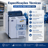 Soft Starter Ssw07 45a T5sz 220-575v Weg - 575v 220v