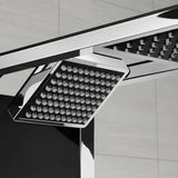 CHUVEIRO LORENZETTI ACQUA DUO ULTRA PRETO/CROMADO 220V 7800W | ELETRÔNICO, 2 TIPOS DE JATO E PRESS PLUS