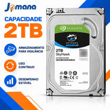 HD Seagate SkyHawk 2TB 3,5" SATA III para DVR e NVR – ST2000VX017