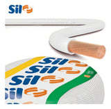 Cabo Flexível 1,5 mm Branco 100 Metros De Comprimento Sil Fios Flexível 750v 70°