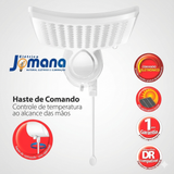Chuveiro Lorenzetti Loren Shower Ultra Eletrônico 220V 7500W Branco – Controle Eletrônico de Temperatura