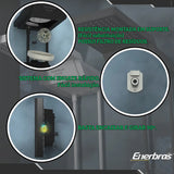 Chuveiro Eletrônico Enerbras E-Griff Preto 127V 5500W com Controle Eletrônico de Temperatura